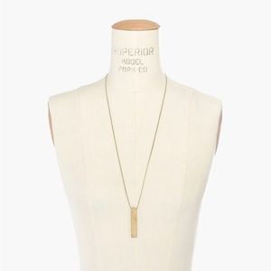Madewell Rivet & Thread ID Pendant Necklace